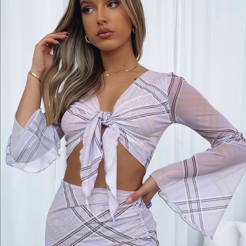 Mesh purple top from white fox. Still has the tags on and has only been tried on